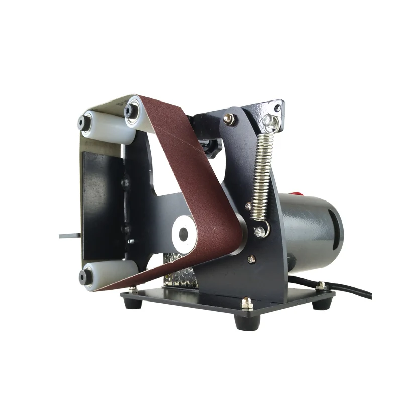 Electric Abrasive Belt Machine DIY Belt Sander Metal Polishing Machine Knife Sharpener 0-7000RPM 220V