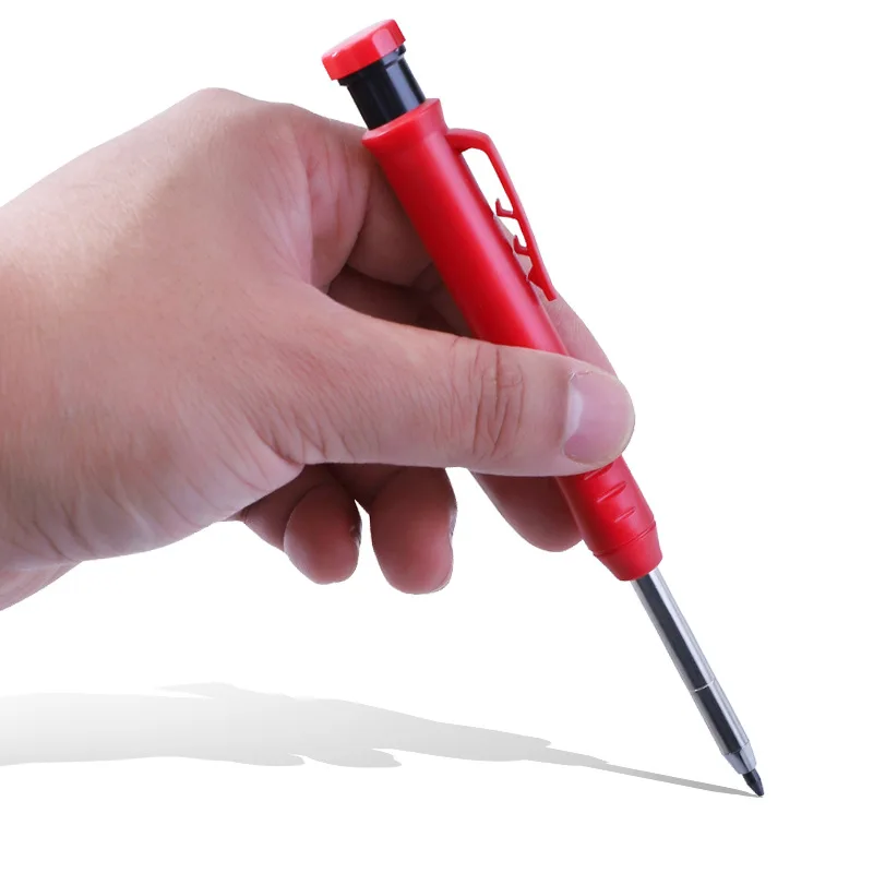 Solide Carpenter Bleistift Set Loch Mechanische Bleistift Refill Bau Marker Kennzeichnung Werkzeug für Carpenter Glasritzrades Holzbearbeitung Arch