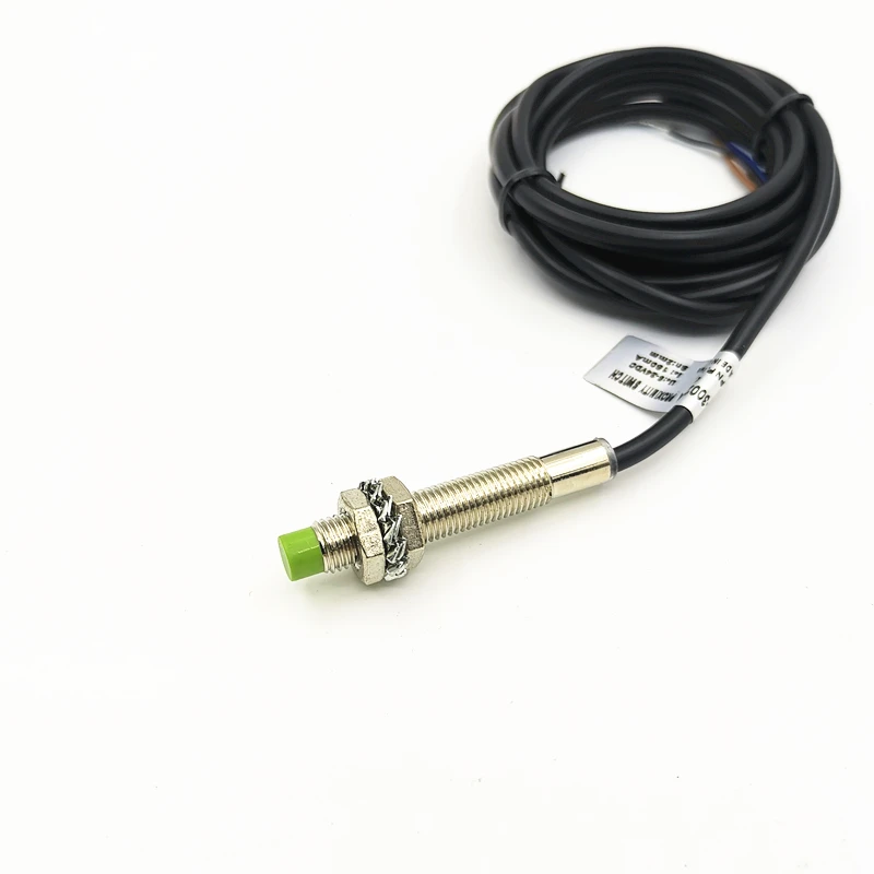 M8 non-flush  proximity inductive sensor PNP/NPN NO/NC DC5-24V 3 wires proximity switch , 2mm metal sensor Hight quality