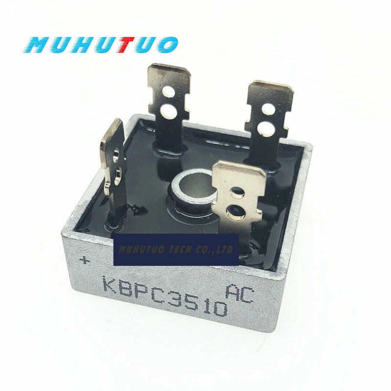 2 Buah KBPC1510 KBPC2510 KBPC3510 KBPC5010 Jembatan Penyearah Fase Tunggal