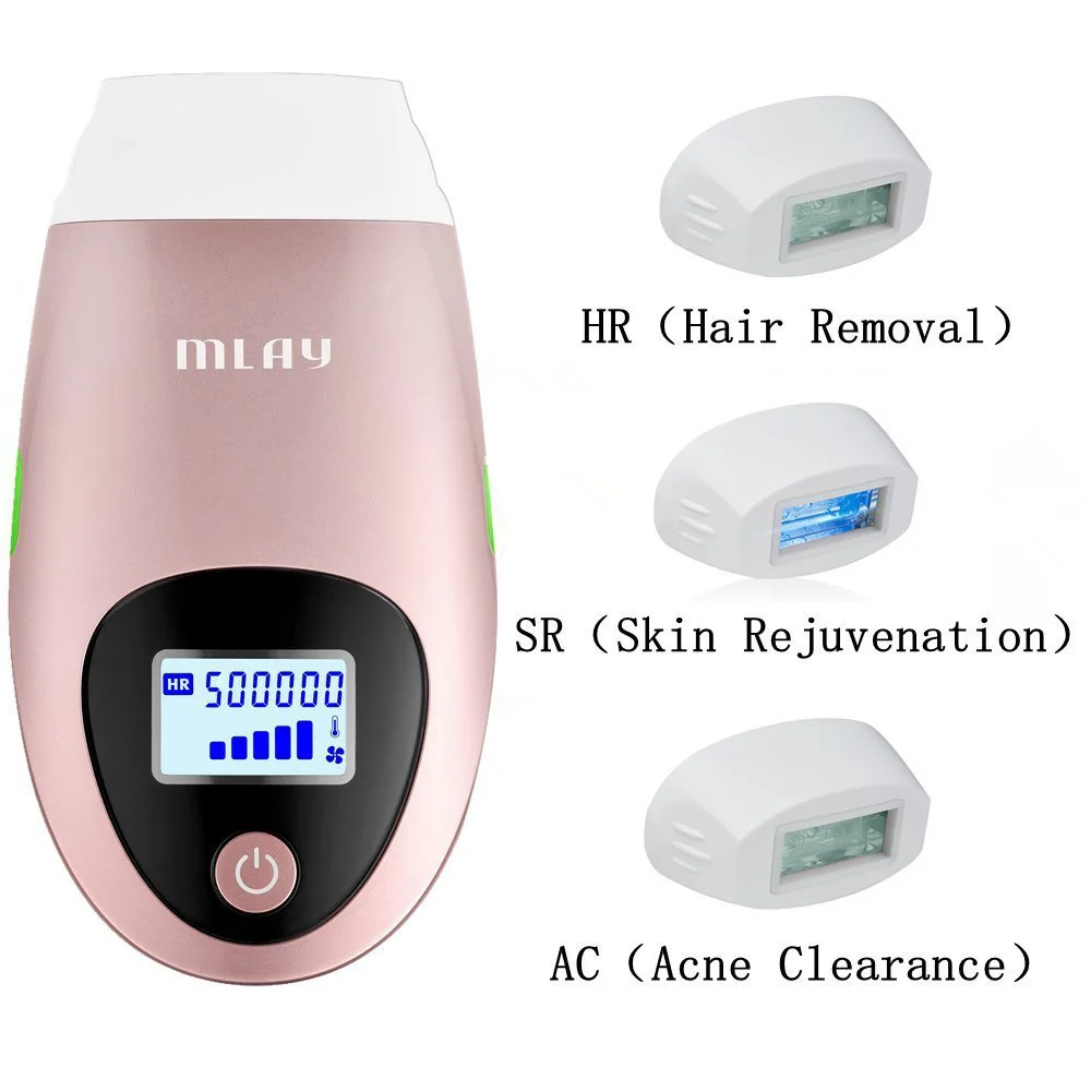 Macchina per la depilazione Laser MLAY epilatore IPL depilatore a laser 500000 flash dispositivo per la depilazione del corpo del viso epilatore Laser