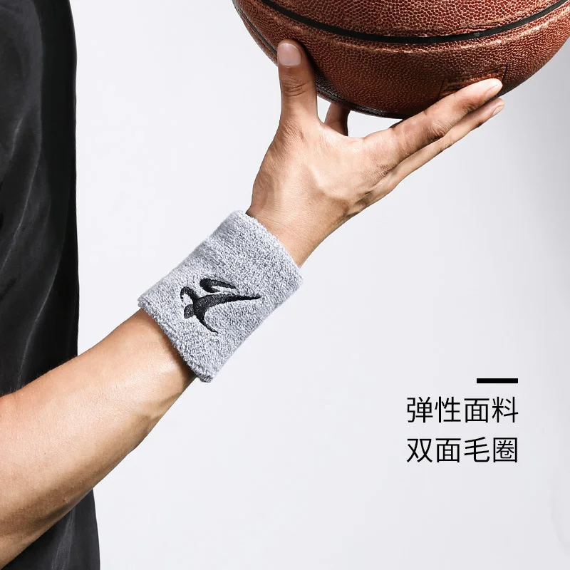 New Professional Fitness Wristbands Sport Sweatband Hand Band Sweat Wrist Support Brace Wraps Tennis Badminton Basketball Guard