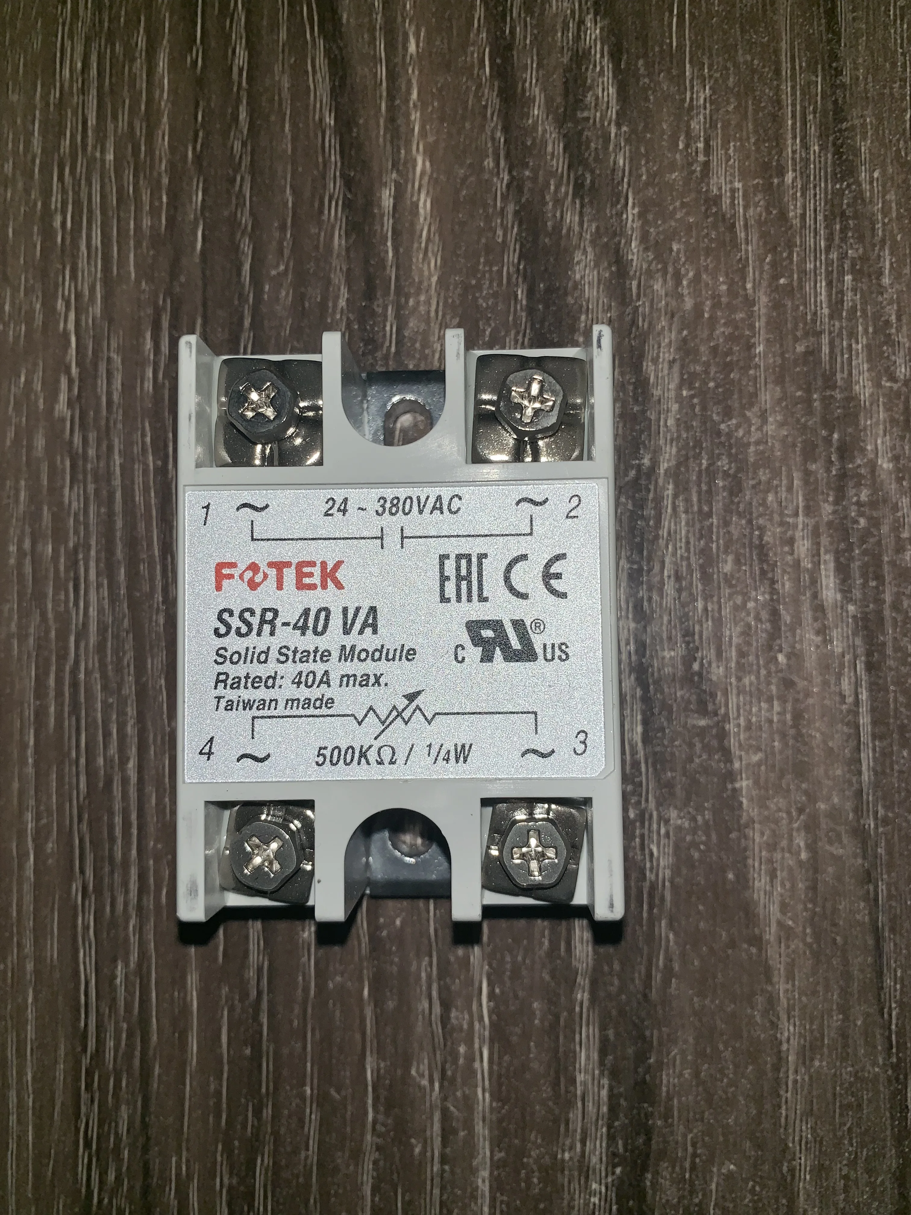 Original  Taiwan's  FOTEK solid state relay / thyristor modules SSR-40VA