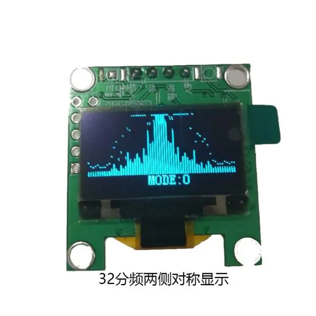 Mini Ultra-thin Music Spectrum Display Module 0.96 Inch Oled Screen Multi-mode