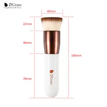 Flat Top Kabuki Foundation Brush for Makeup #4