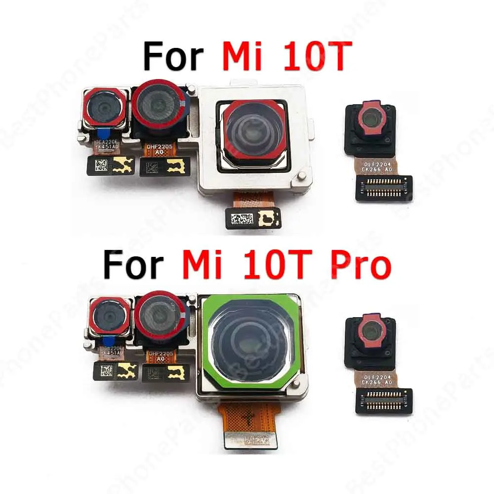 For Xiaomi Mi 10T Pro 5G Frontal Front Camera Module Flex Facing Rear Small Backside View Back Spare Parts