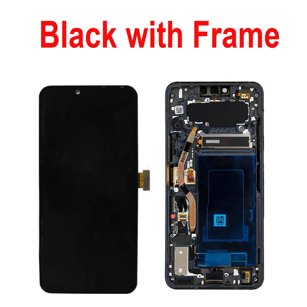 Original LCD For LG G8 G820 G8 ThinQ LCD Display Touch Screen Digitizer Assembly Frame G820QM G820V G820N LMG820QM7 G820UMB