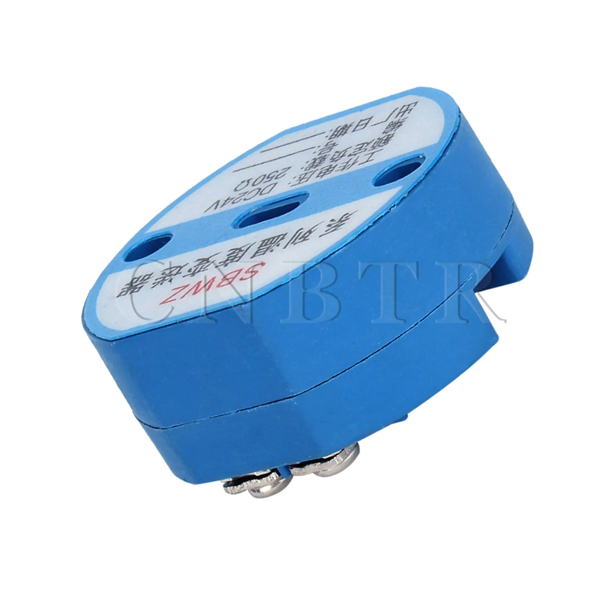 10x CNBTR Blue Plastic Metal DC24V -50-100 Degree Output PT100 Temperature Sensor Transmitter