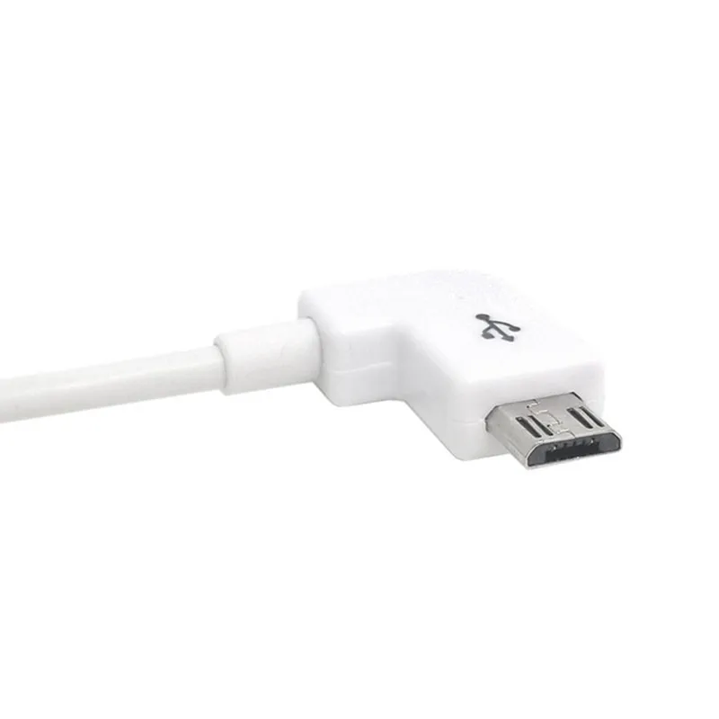 Krótki 0.2m 1m 2m 3m 5m micro usb 90 kątowy micro-b szybka ładowarka kabel do ładowania do synchronizacji danych 2A przewód