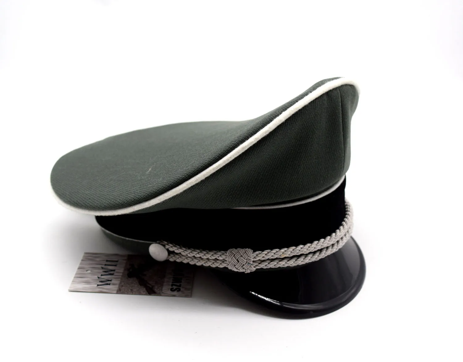 Reenactment GERMAN WHIPORD VISOR HAT HAT SWEAT RING M LEATHER REPLICA