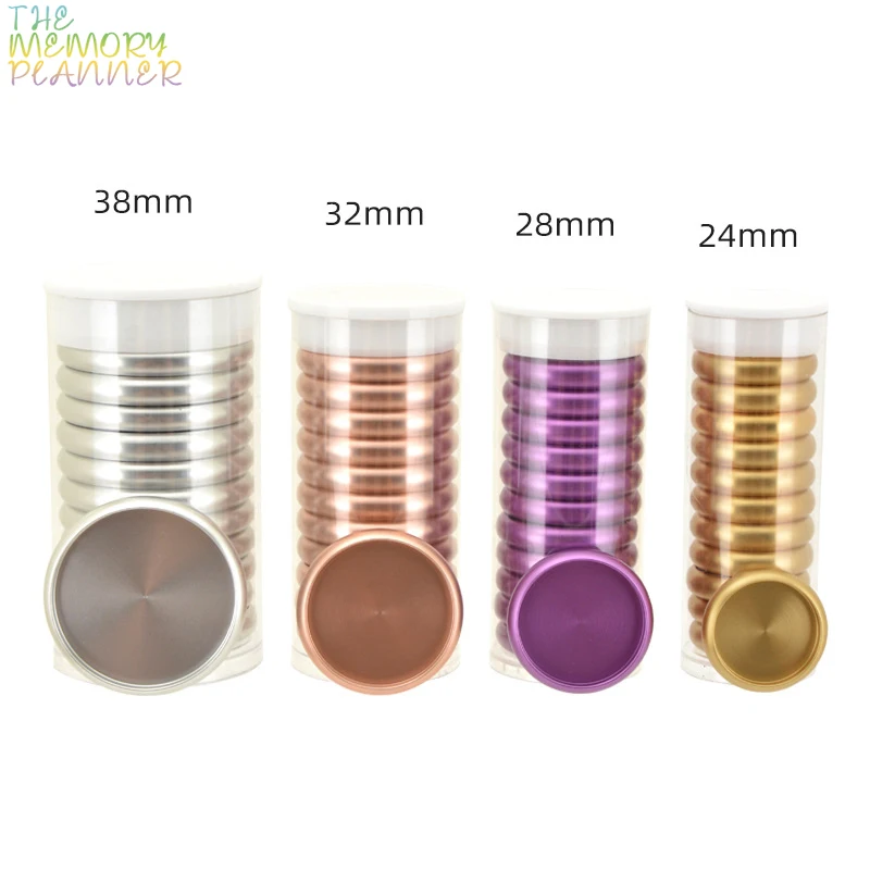 11pcs 32mm Metal Ring Binder Mushroom Hole Loose-leaf Rings Notebook Accessories Binding Ring Metal Disc Binding Planner Rings