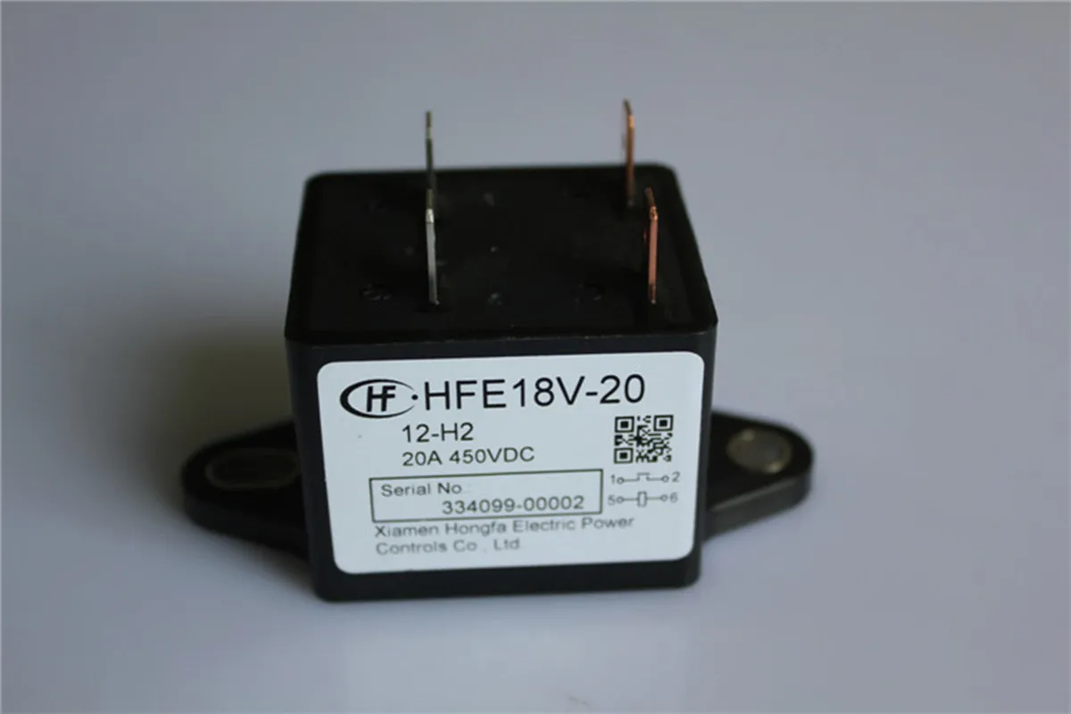 HFE18V-20/12-H2 450VDC/750VDC 20A high pressure  DC relay