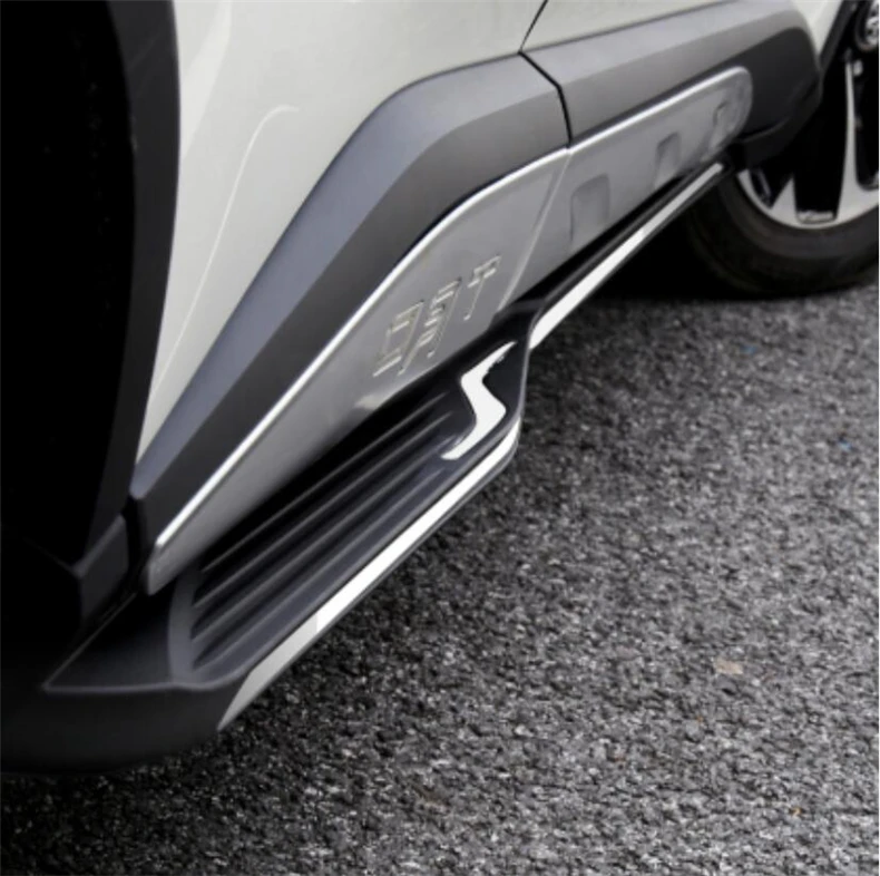 For TOYOTA C-HR CHR 2018 2019 2020 2021 Running Boards Side Step Bar Pedals High Quality Nerf Bars Auto Accessories