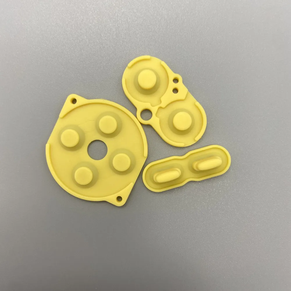 Almohadillas de goma para accesorios de juego de alta calidad, almohadillas de silicona para Gameboy Color GBC