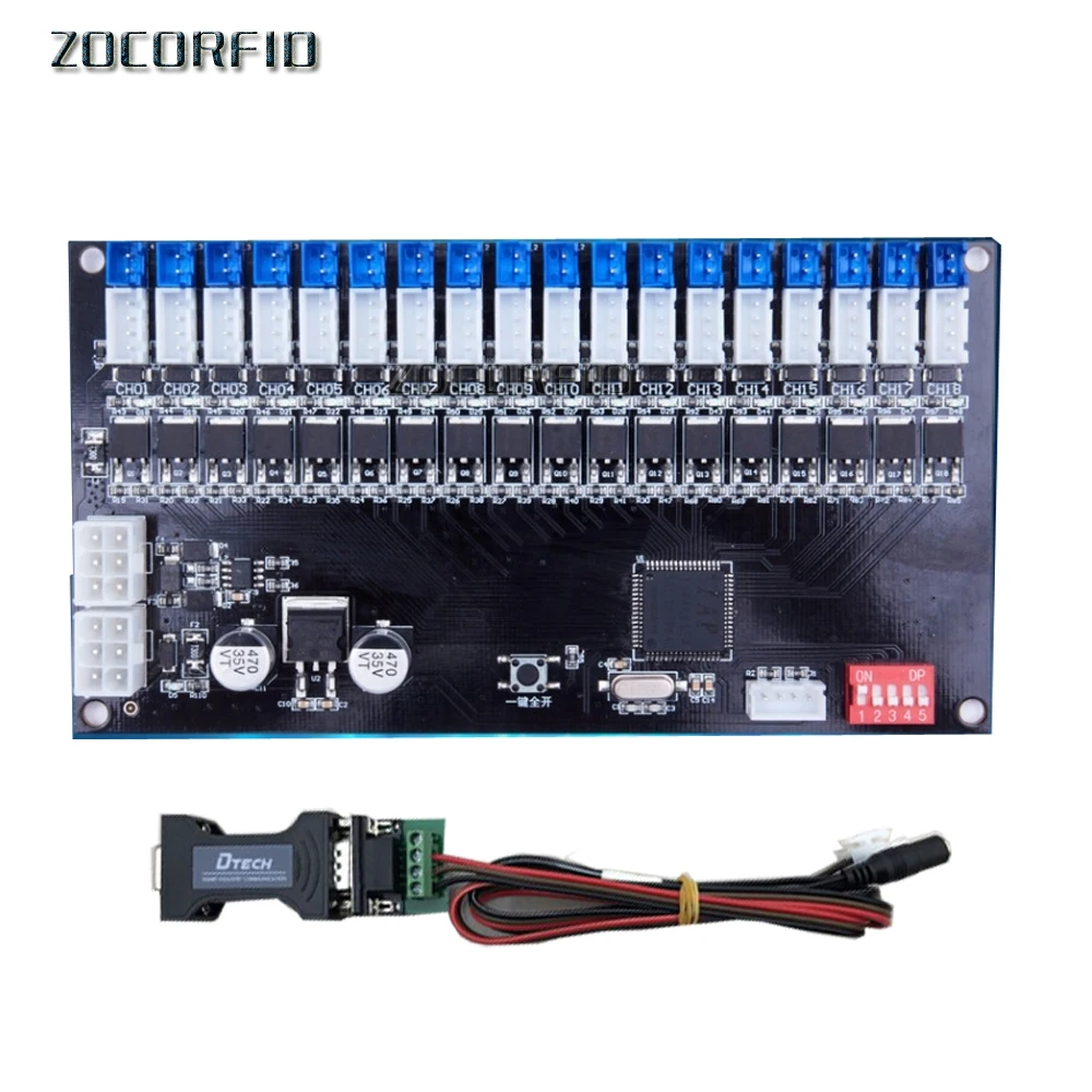 

Newest DC12-24V RS485 Delivery Locker System/ Electronic Locker System Slave Controller Free RS485 cable