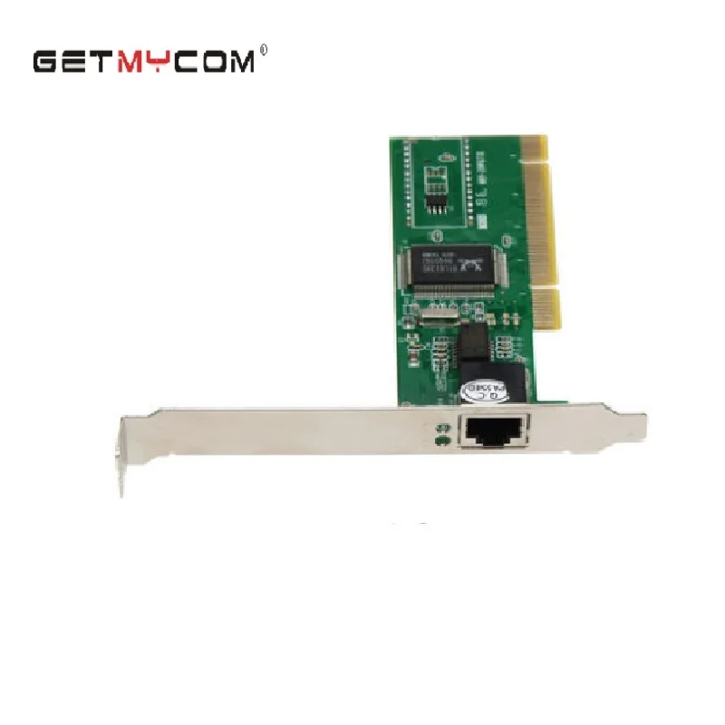 

Getmycom Оригинальный Новый 10/100 Мбит/с NIC RJ45 RTL8139D сетевая PCI-карта адаптер f