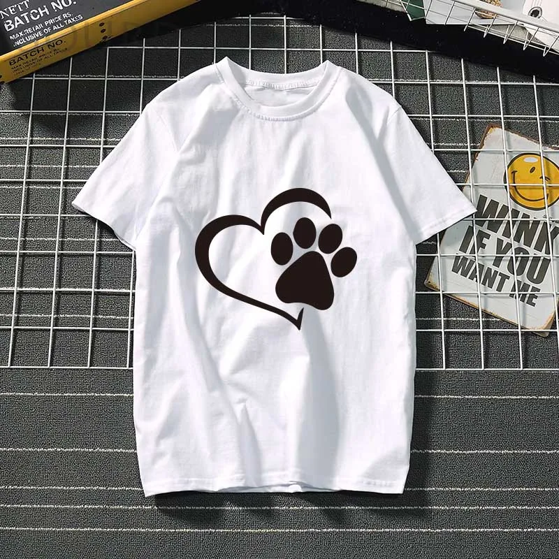 women tshirt for dog love Graphic Print Summer Fashion Top  Tshirts Ladies Casual Harajuku kawaii cute tshirt clothes