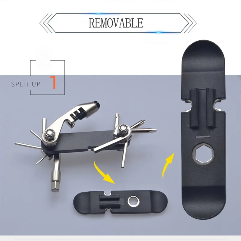 Bicycle Repair Tools Kit, MTB Hex Wrench, Cycling Screwdriver Tool, Tyre Lever, Allen Wrench, Mountain Bike Multitool