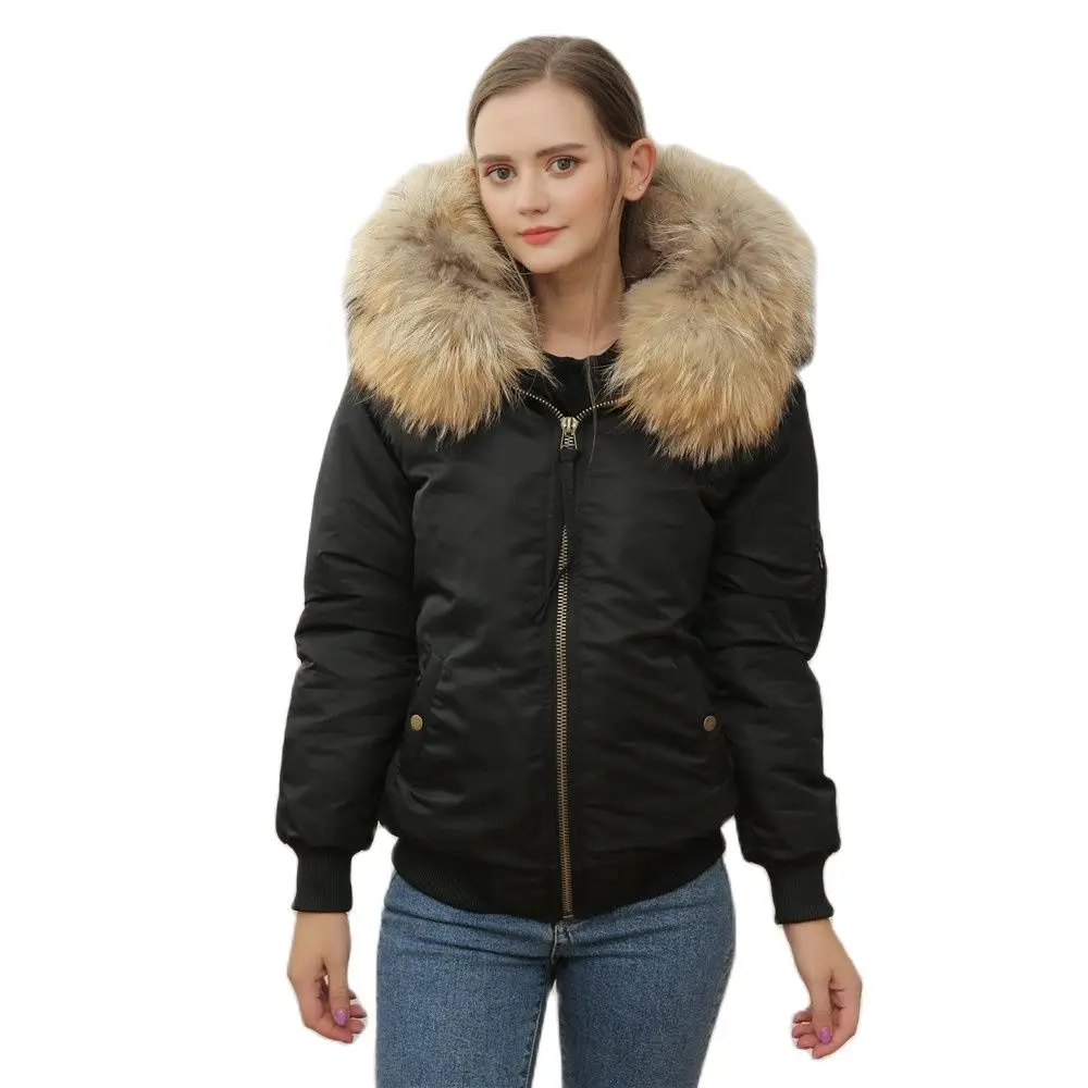 

Fashion Fur Jacket Women&Men Short Bomber Jacket Natural Faux Rex Rabbit Fur Coat Wholesale