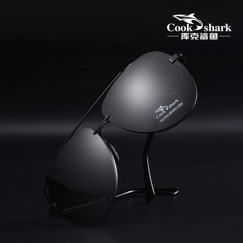 Cook Shark New Men's Sunglasses Trends Driving Glasses Polarized Sunglasses Men's UV Protection