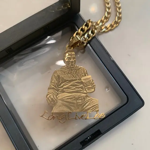 Cartoon Name Pendent Necklace for Kids Custom Personal can do any Charater Nameplate Stainless Pendent for Family Gifts