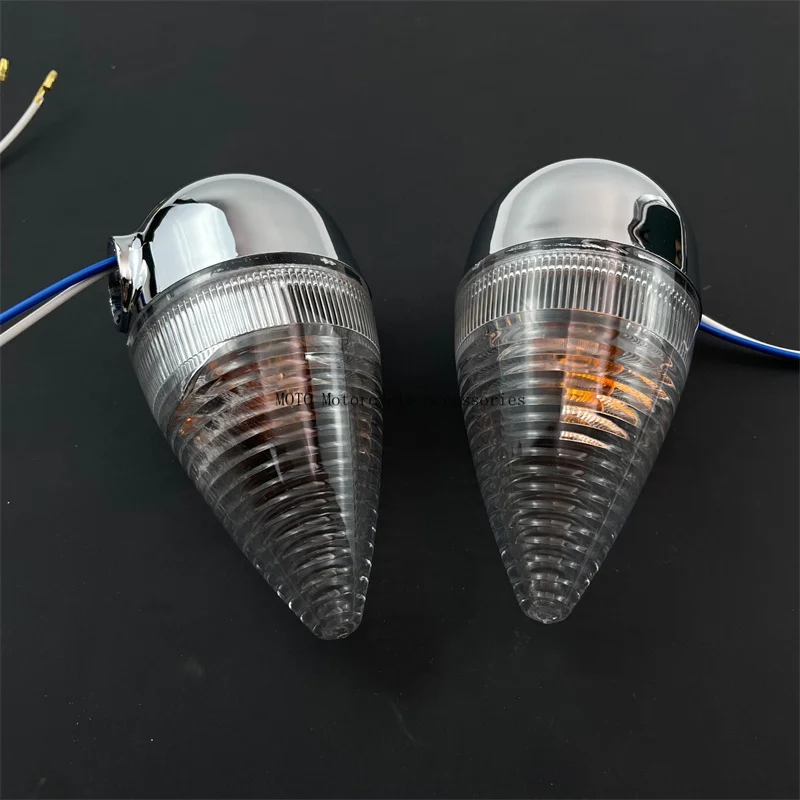 Motorcycle Front Rear Bullet Turn Signal Indicator light Lamp For YAMAHA XV1900 XV 1900 2006-2013 07 08 09 10 11 12 Clear