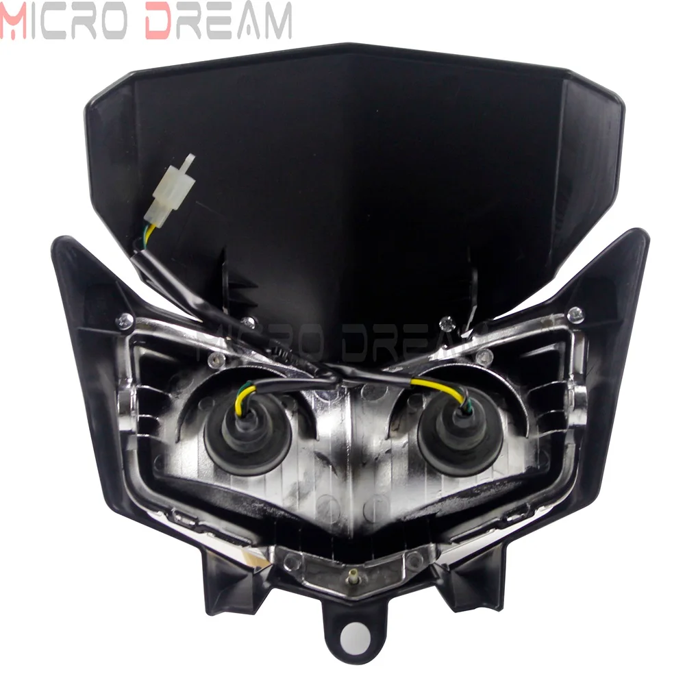 Motorcycle Off Road Twin Dual Headlight For Kawasaki KLX 250 250S 250SF D-Tracker X 250 Dirt Bike Motocross Headlight Fairing