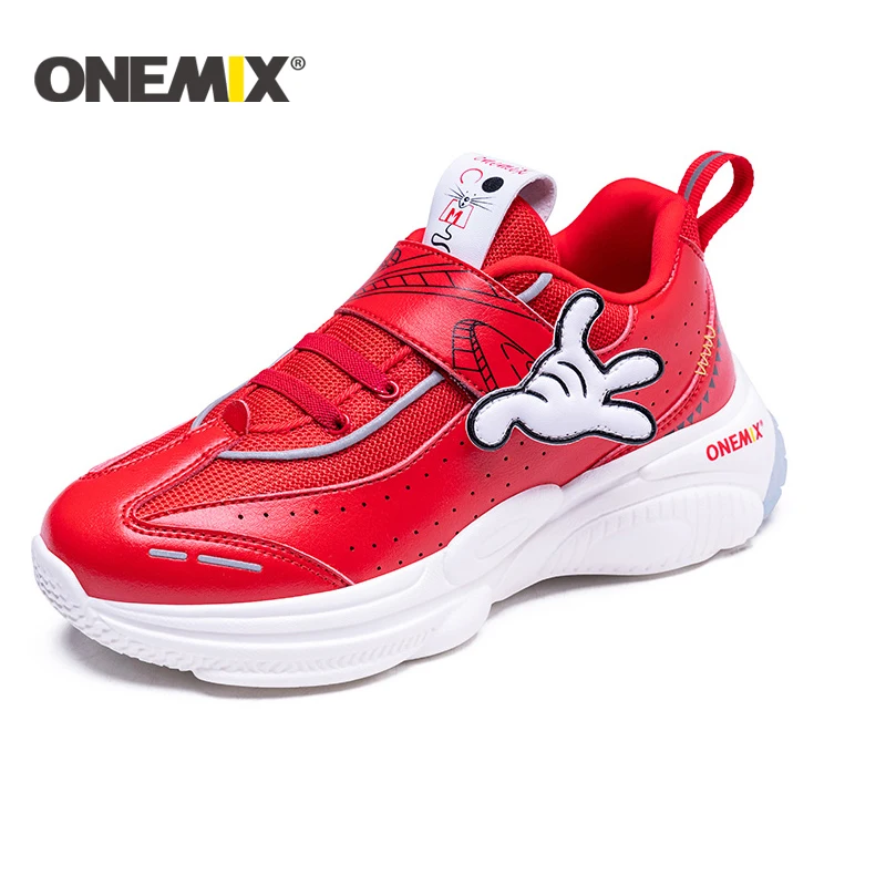 ONEMIX 2020 NEW Kids Sneakers Girls Boys Mesh Sport Sneakers Lightweight Casual Kids Shoes Comfortable and breathable Kids Shoes