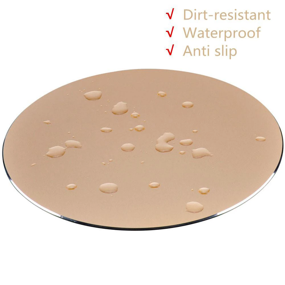 New Aluminium Alloy Mouse Pad Waterproof Round non-slip Desktop Gaming Mouse Mat Pad Computer Accessory mouse pad gamer