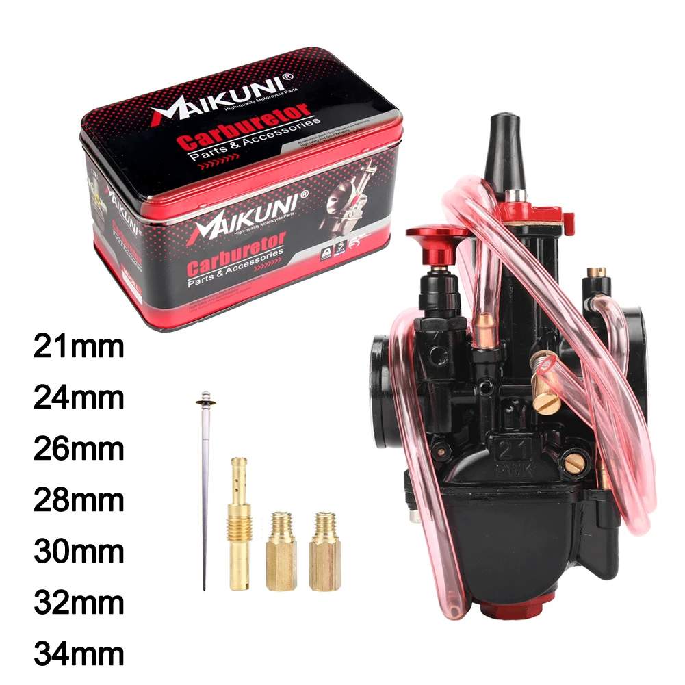 Wysokowydajna uniwersalna modyfikacja gaźnik motocyklowy 21mm 24mm 26mm 28mm 30mm 32mm 34mm PWK Power Jet gaźnik Carb