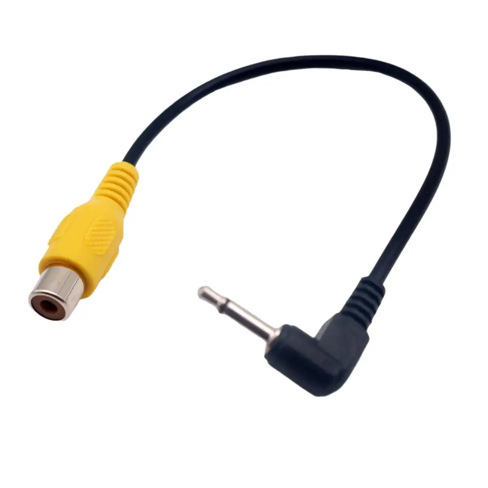 

10pcs 3.5mm 1/8" Mono Male Plug Right Angle To RCA Phone Female A/V Adapter Cable 20cm