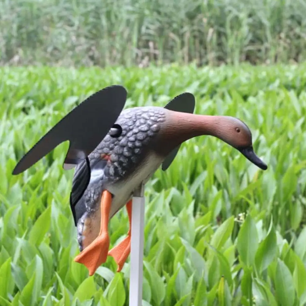 Duck Decoy Hunting Bait Hunting Bait Outdoor Duck Decoy Electric Or Wind Powered Motion Duck Decoy For Garden Backyard