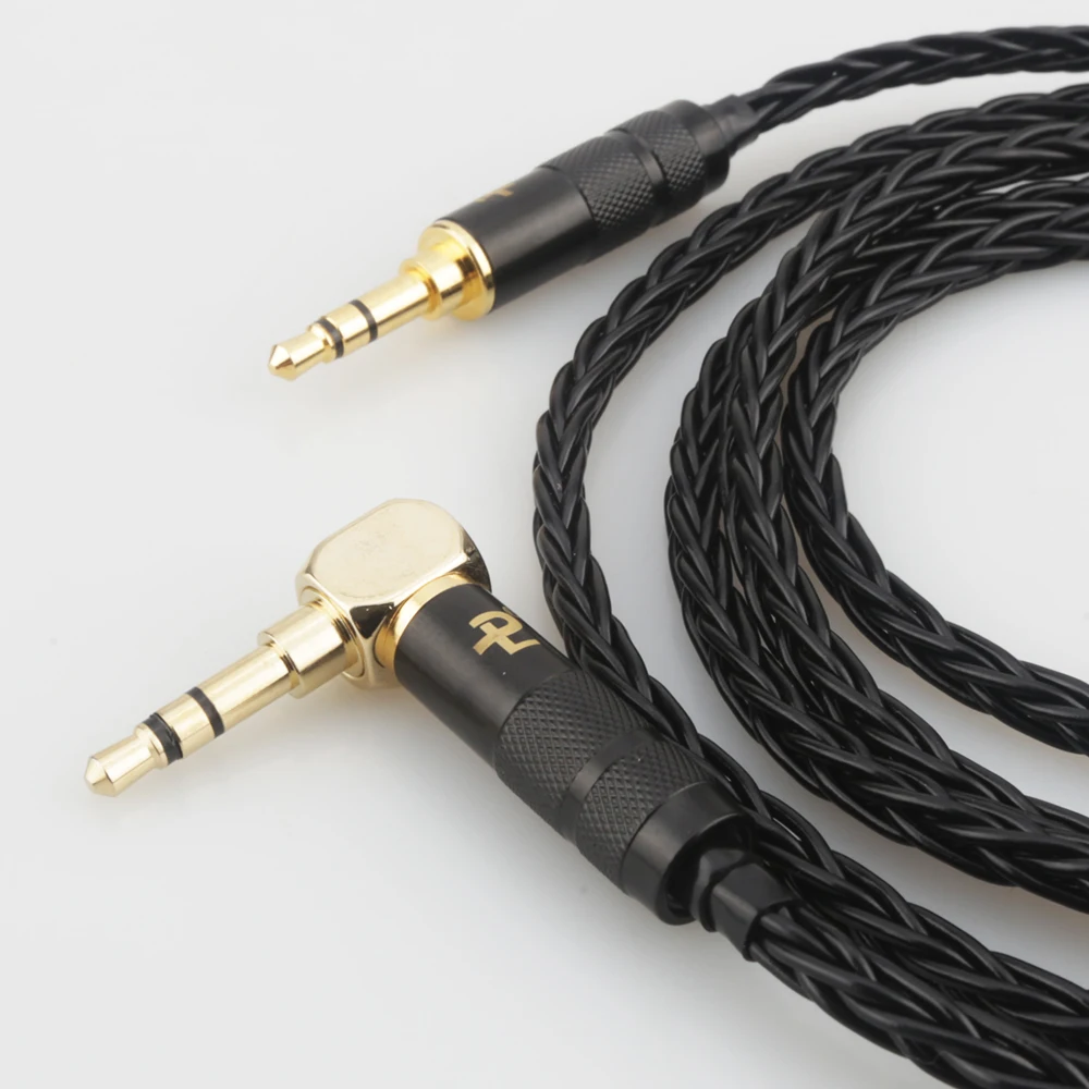Audiocrast B819AG Silver Plated Right Angle 3.5mm Male to 3.5mm Male Stereo Audio Hifi Audio Cable Car AUX Wire Jump Cable