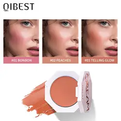 Soft Matte Blush Mini Portable Natural Blush Palette Peach Pink Red Rouge Cheek Long-lasting Nude Makeup Cosmetic Face Makeup