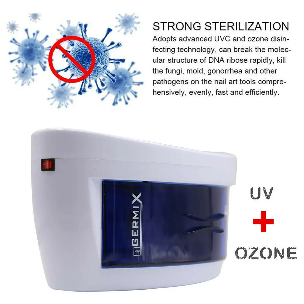 UV Sterilizer Disinfection Cabinet Ultraviolet Light Sterilization Manicure Tools Beauty Salon UV Sterilizer Box Nail Sanitizer