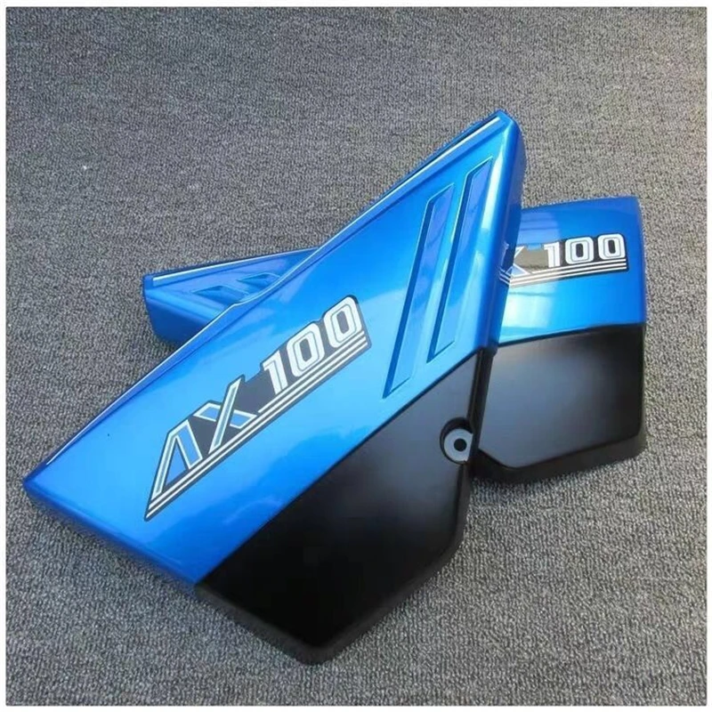 

Motorcycle Red/Blue Side Covers For Suzuki Haojue Qingqi Jingcheng AX100 HJ100 JC 100cc Left Right Plastic Battery & Tool Panels