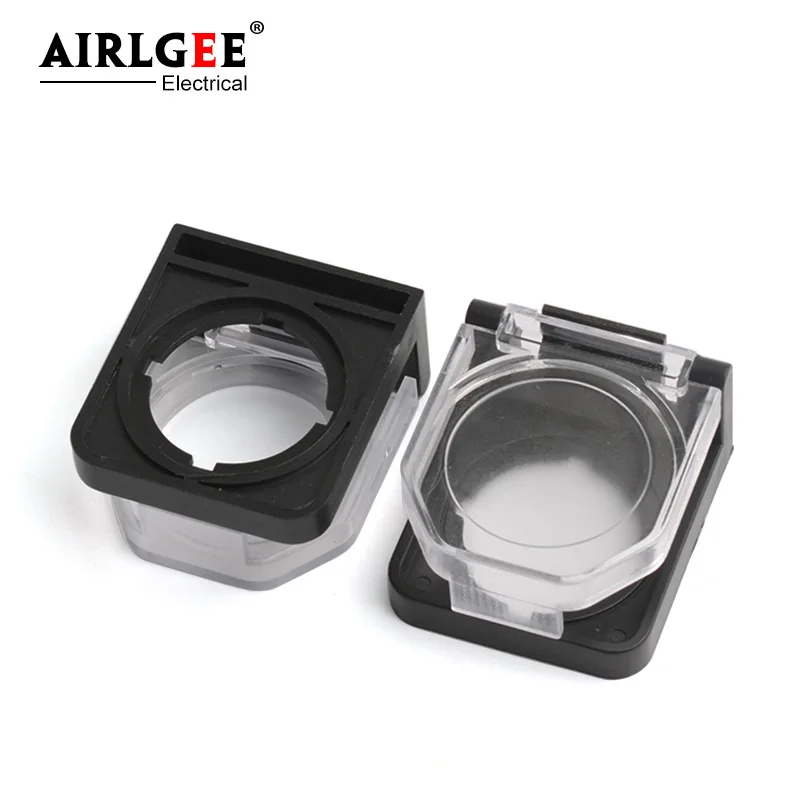 22mm pushbutton switch signal light protection transparent cover pushbutton switch accessory accessory dust cover