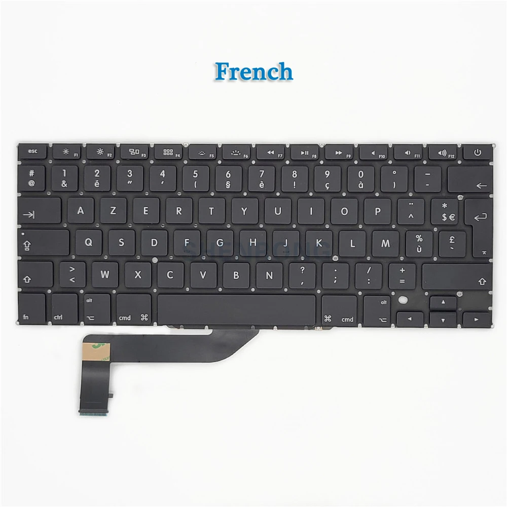 A1398 keyboard for Macbook Pro Retina 15.4 inches laptop MC975