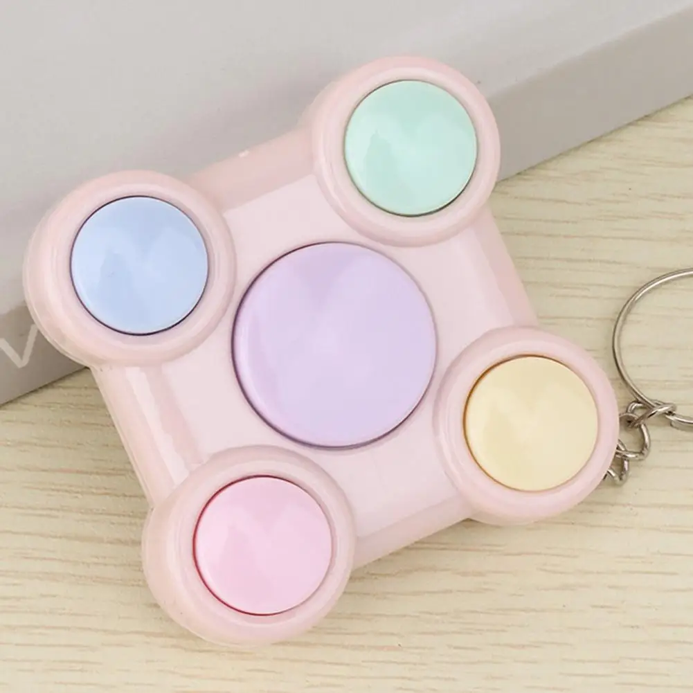 Game Console Electronic Memory Game Kids Handheld Game With Light And Sound Funny Decompression Toy Keychain Children Gift