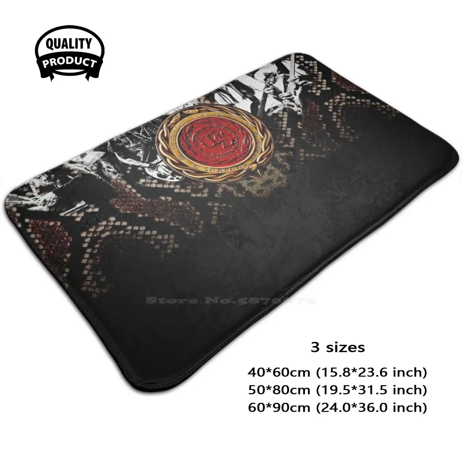 The Flesh Whitesnake Blood And Flesh Soft Cushion Car Home Carpet Door Mat Concert Music