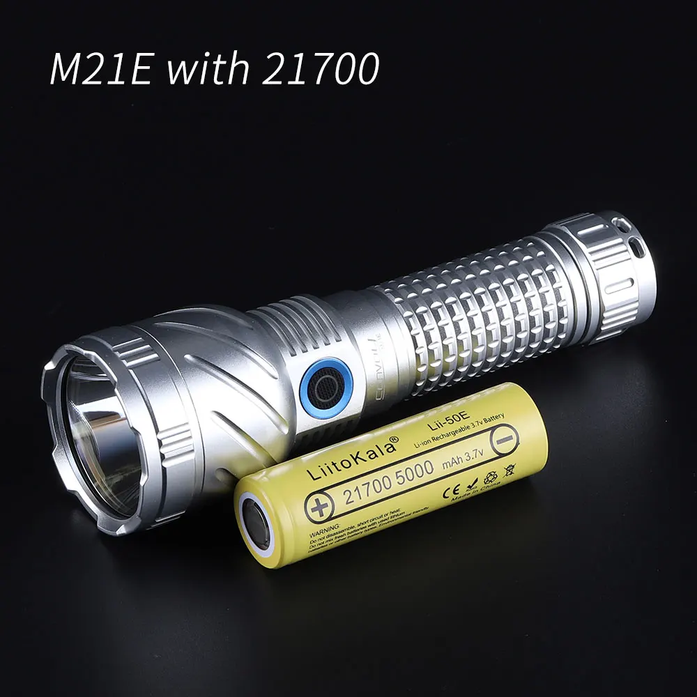 Convoy M21E 21700 flashlight ,type-c charging port,KW CULPM1.TG SFT40,SST70 XHP70.2 XHP70.3 Hi .with 21700 battery inside