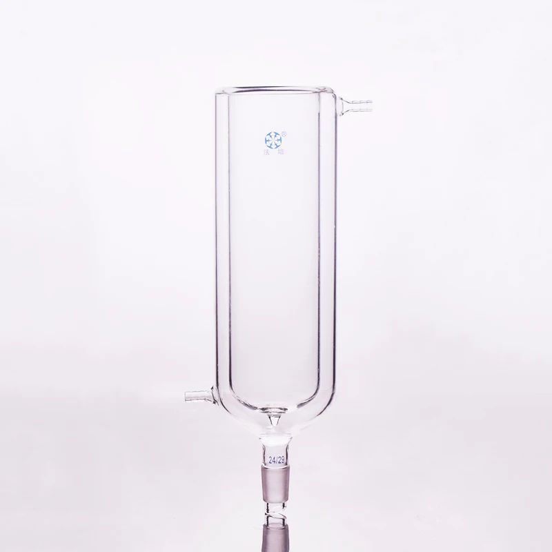 FAPE Dewar condenser flask 24/29, O.D. 60mm/70mm/80mm/90mm/100mm,Depth 150mm/200mm/250mm,Upper and bottom side tube,Double layer