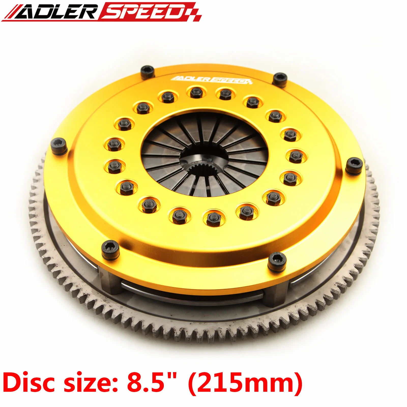 

ADLERSPEED 8.5" Clutch Single Plate For ACURA INTEGRA B18 B20 B16 Medium Weight