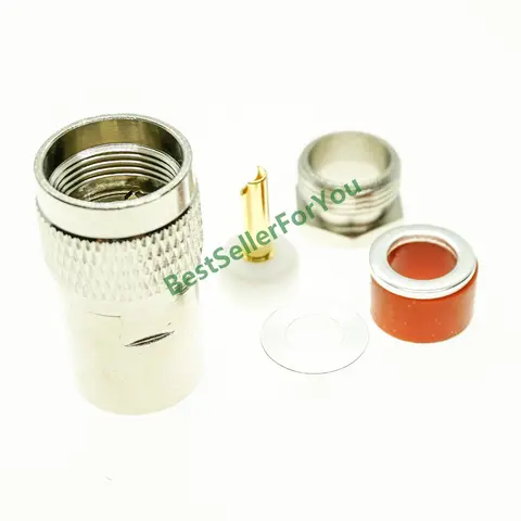 UHF PL-259 PL259 Hankontakt PL259 Klämma För RG8 LMR400 RG165 RG213 Kabel RF-kontakt 12 best sales pl 259 - №2