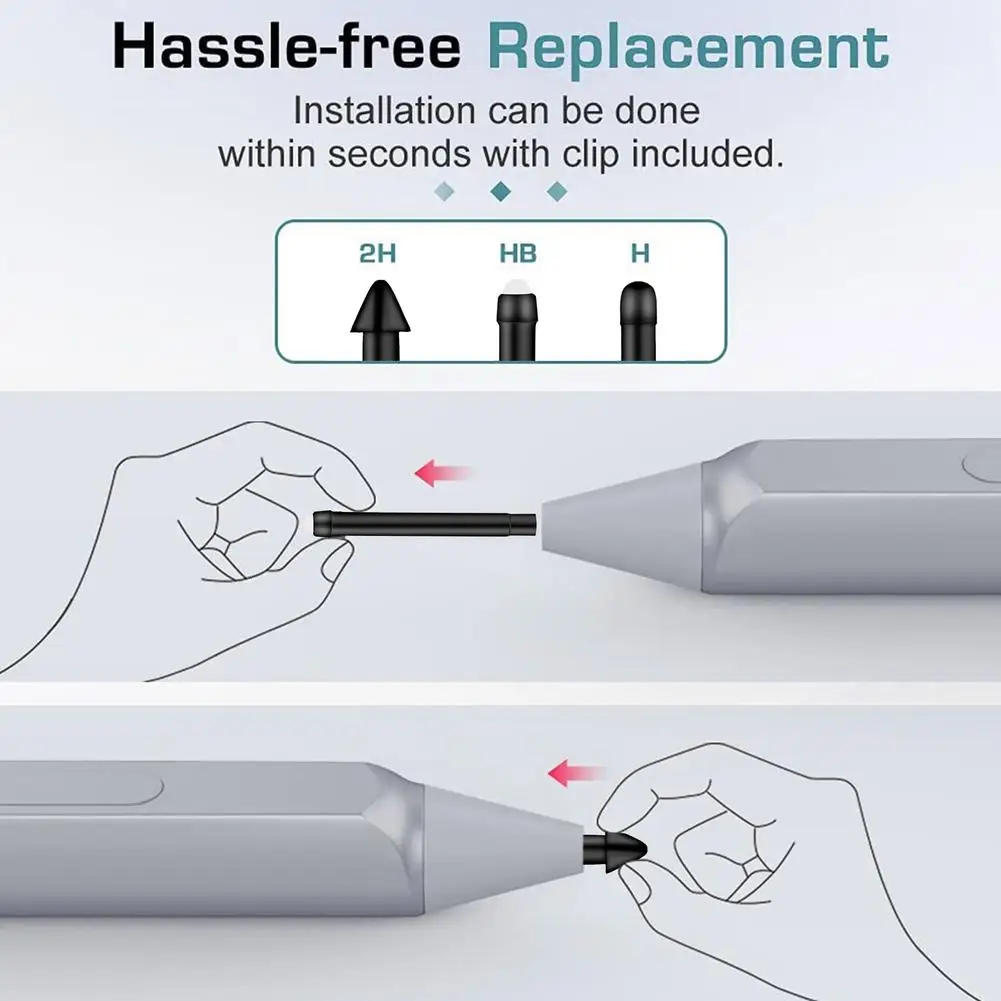 3pcs Replacement Touch Stylus Pen Nib Tip Kit For Microsoft Surface Pro 4/5/6/7 Laptop Stylus Touchscreen Pen Refill Accessories