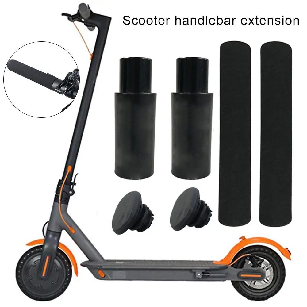 Scooter Handlebar Extension Sleeve Handlebar Extender Handle Grip Anti-slip Lengthened Handlebar Cover For Xiaomi Scooter M365