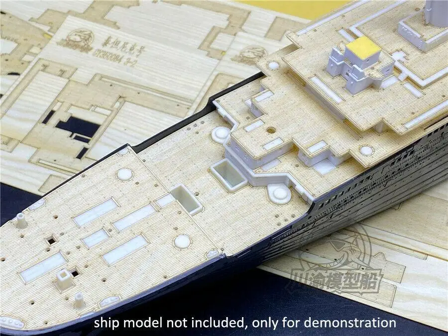 1/350 Scale Wooden Deck Masking Sheet for Minicraft 11318 RMS Titanic Model