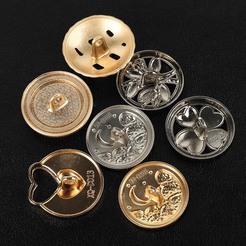 5pcs 20 mm Metal Buttons Garment Coat Sewing Accessories Buttons for clothing crafts rhinestone cobachon