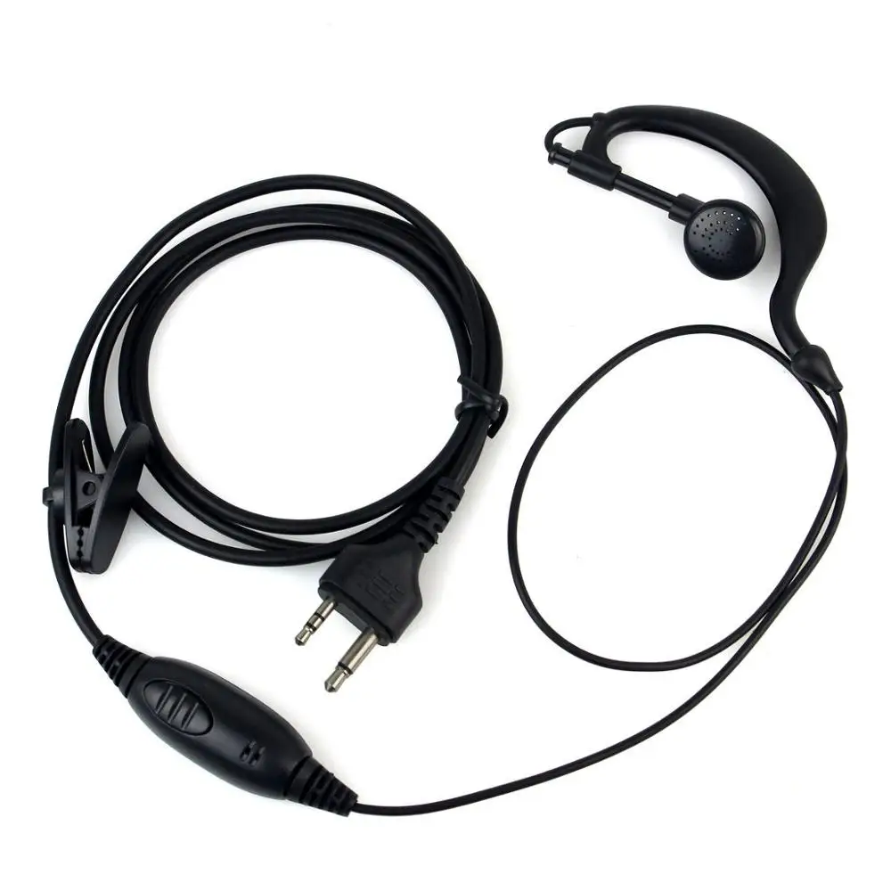 Oppxun G-Shape Earpiece Headset PTT MIC for Midland Radios LXT GXT Alan Midland Hot