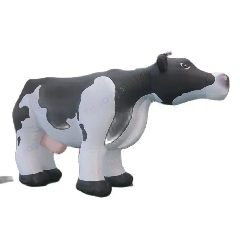 

4m or 6m or 8m long Custom giant inflatable Dutch dairy cows inflatable Cattle bull for advertising